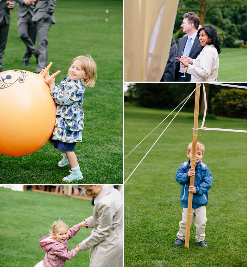 Fun garden wedding