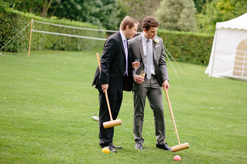 Garden games wedding