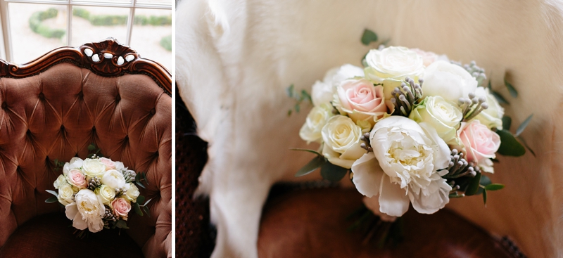 Pink roses peonies