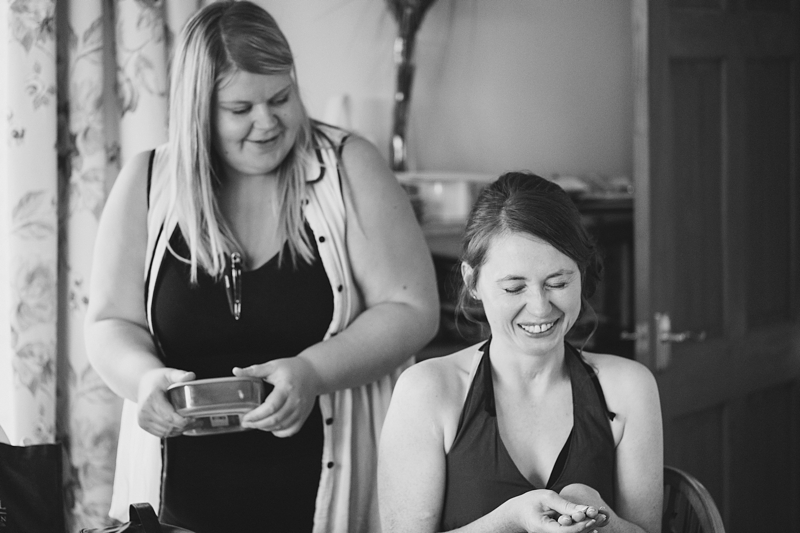 Bride Getting Ready