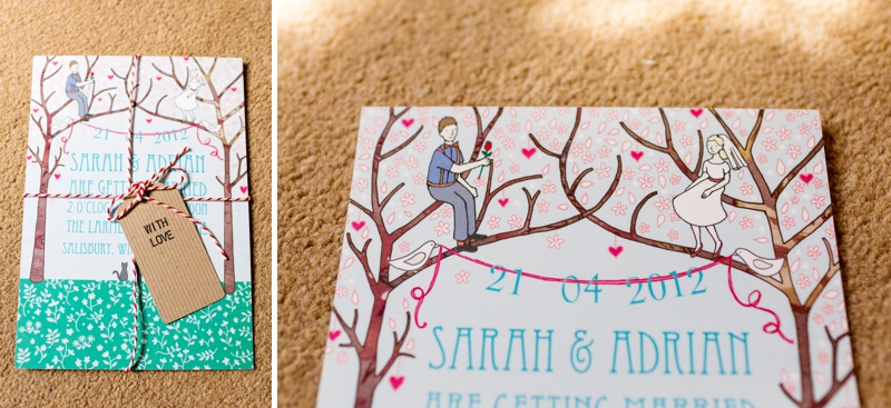 Hand Illustrated Wedding Invitations