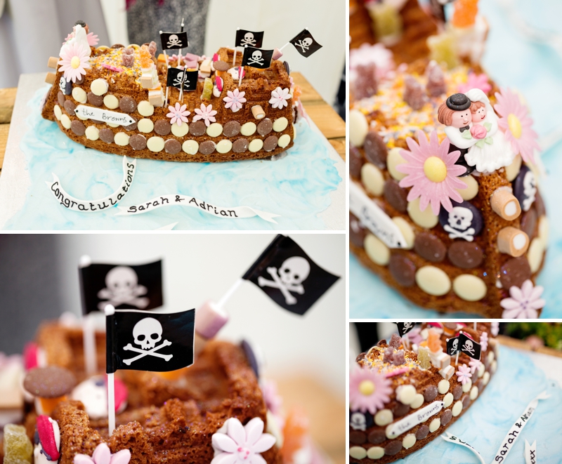 Pirate Ship Wedding Cake