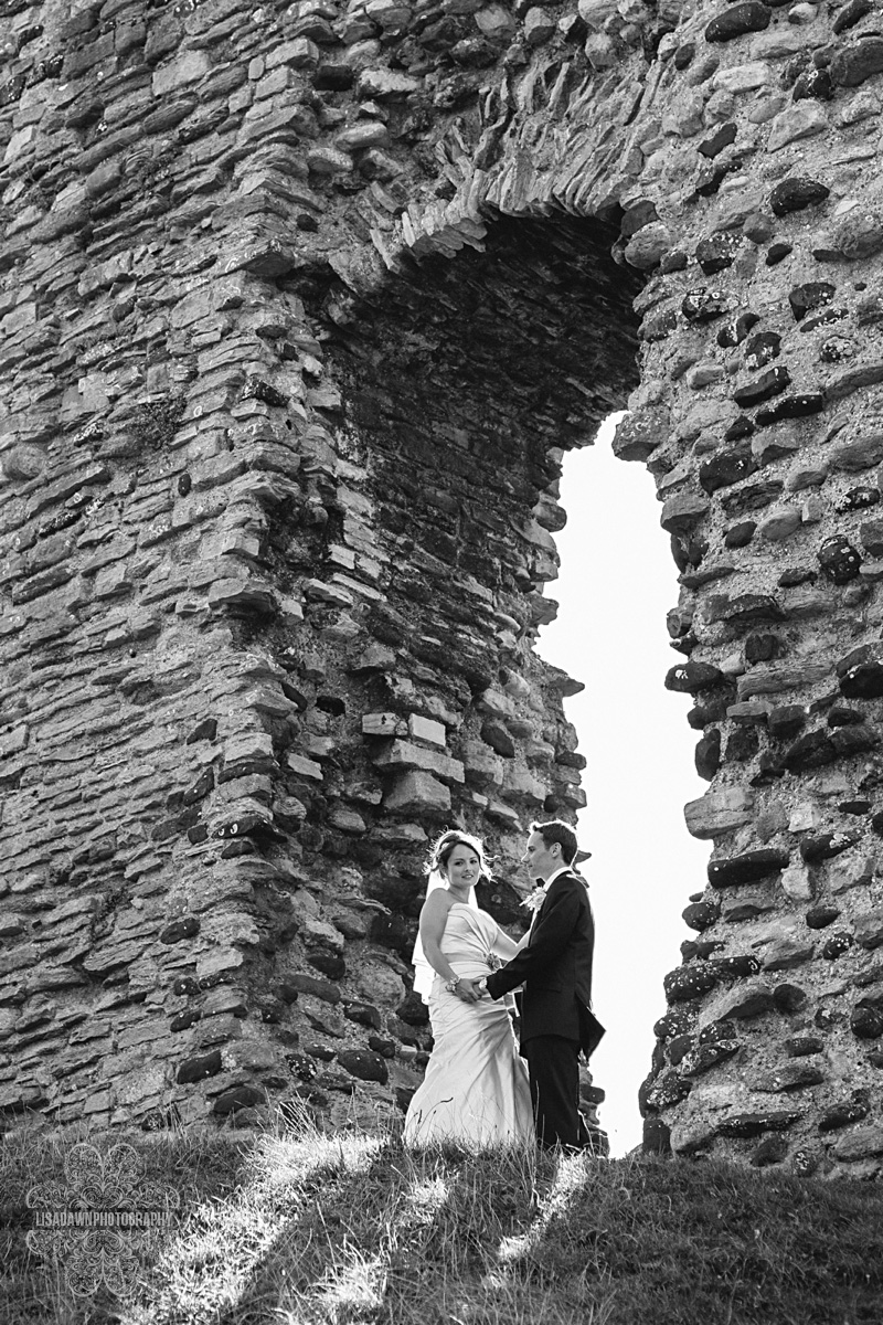 Castle wedding photo