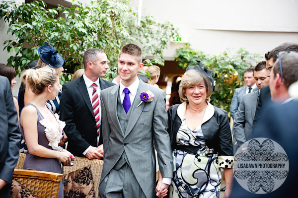 mother and brother of the bride