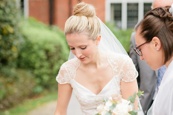 Bride arrives