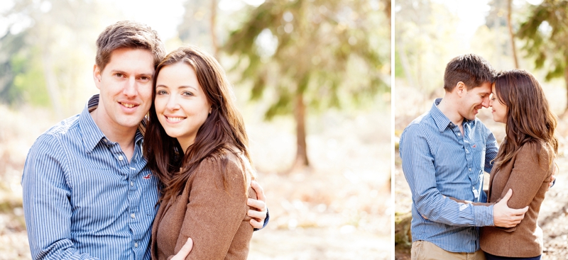 Forest engagement photography