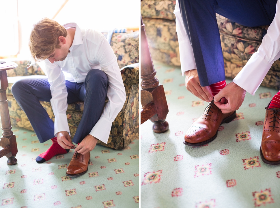 red socks groom