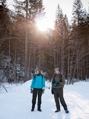 Portraits in the woods