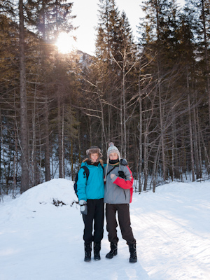 Portraits in the trees