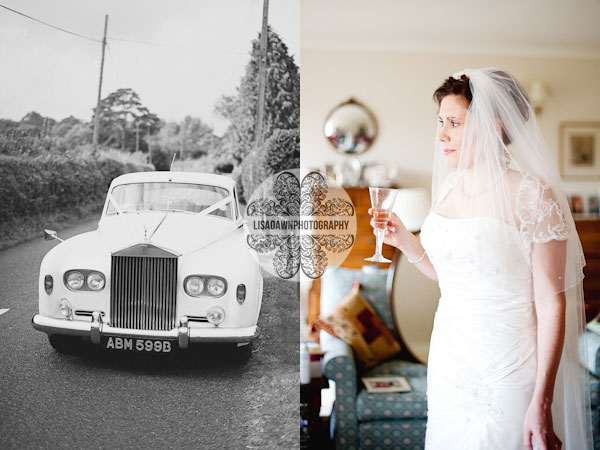 bride ready to leave