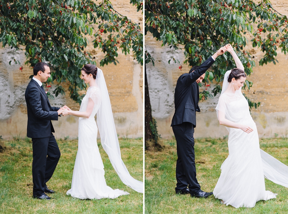 first look french wedding