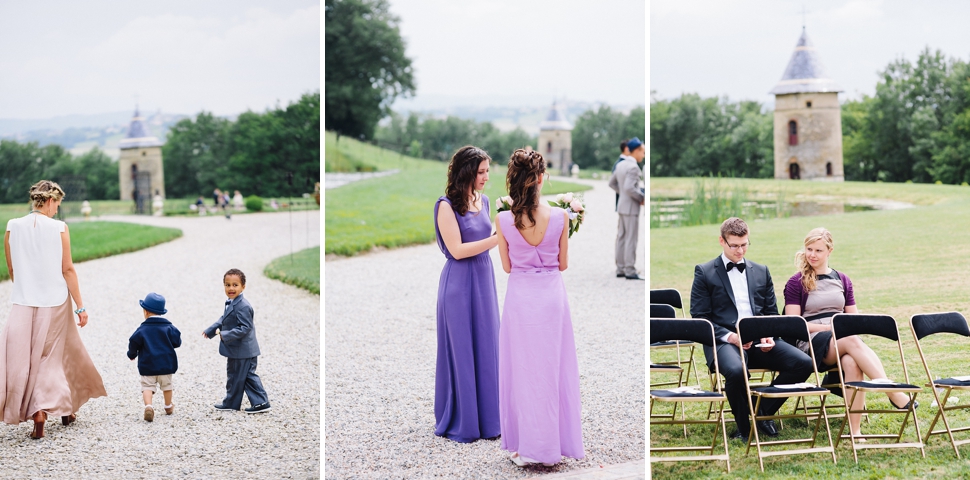 cérémonie de mariage château