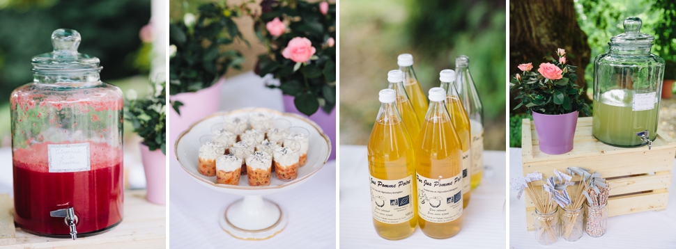 mariage de jardin canapes