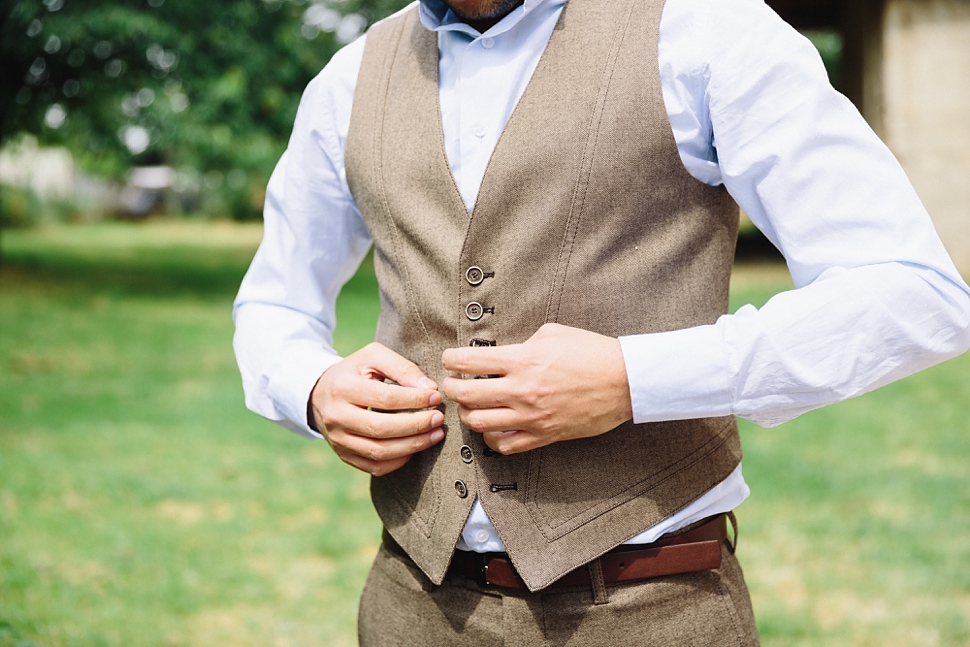 tweed waistcoat groom