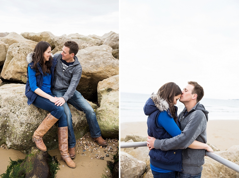 couple sandbanks beach