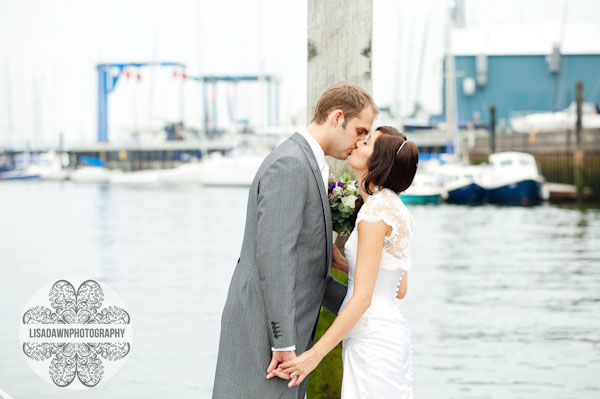 A romantic photograph by the sea