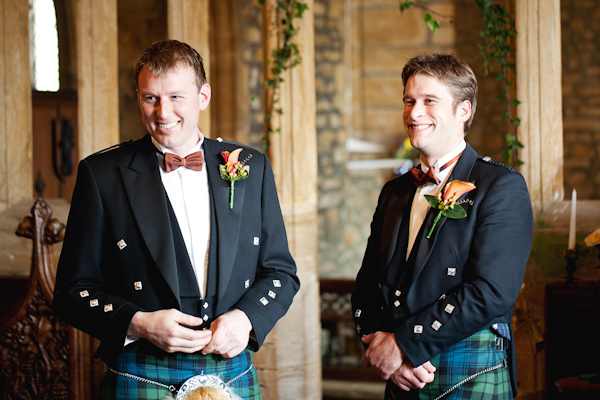 Groom waiting