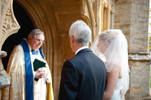 Bride with father