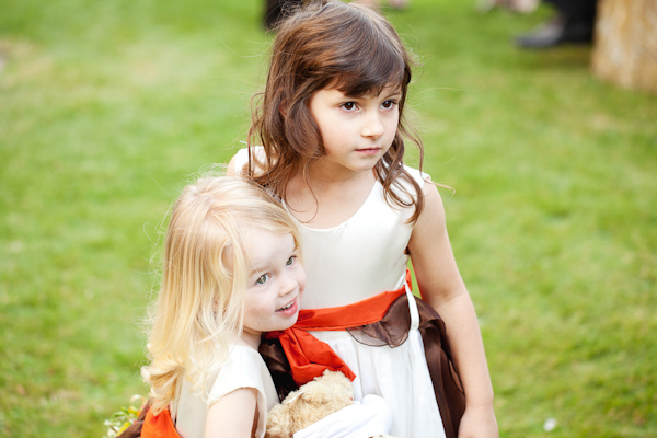 Flower Girls Autumn wedding