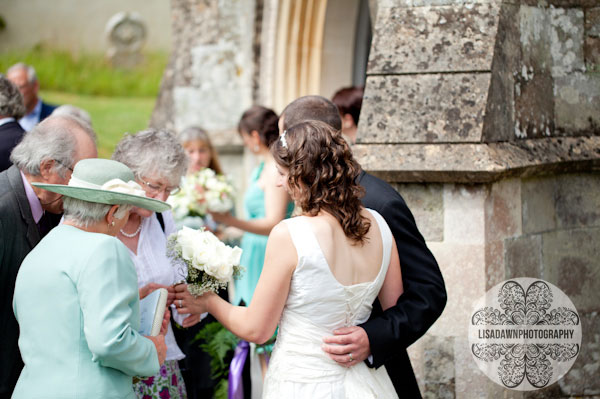 following the ceremony