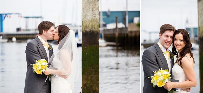 Bride and Groom Lymington