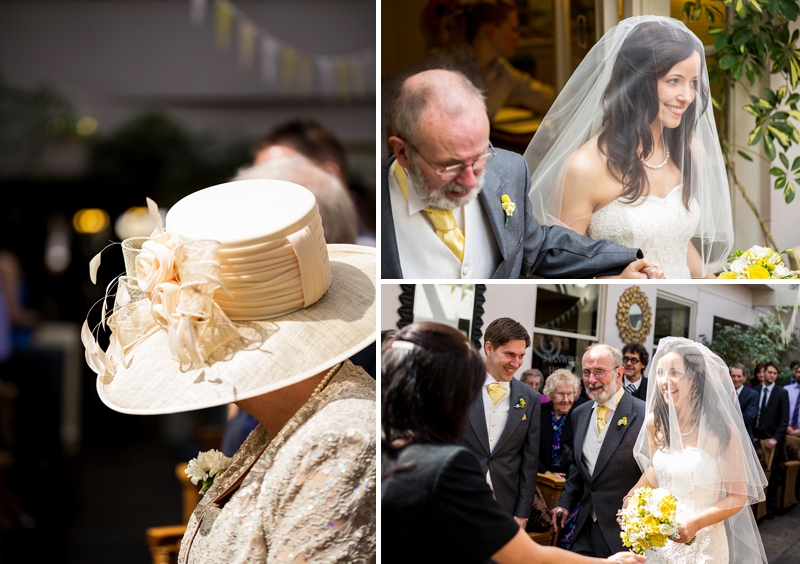 Bride with father