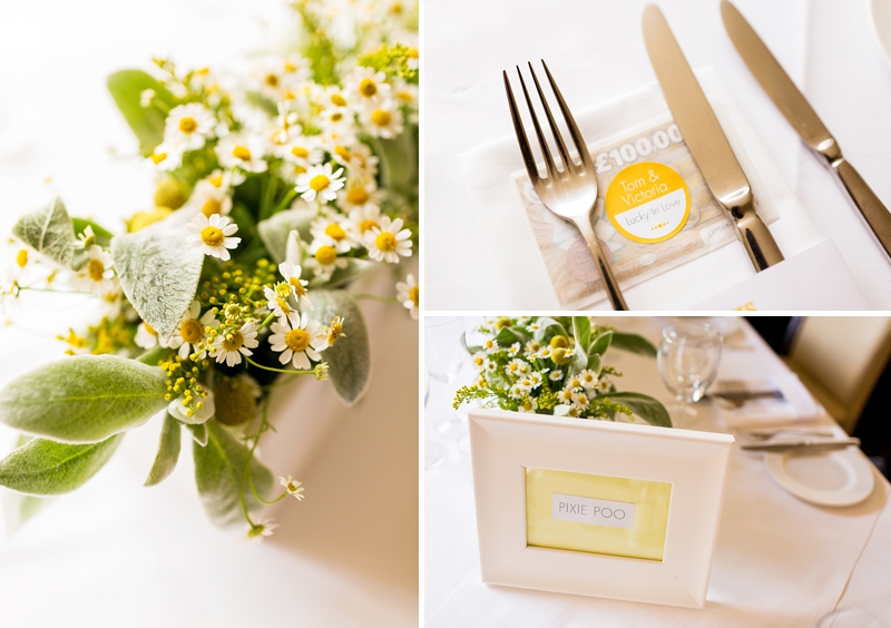 Yellow Table Decorations