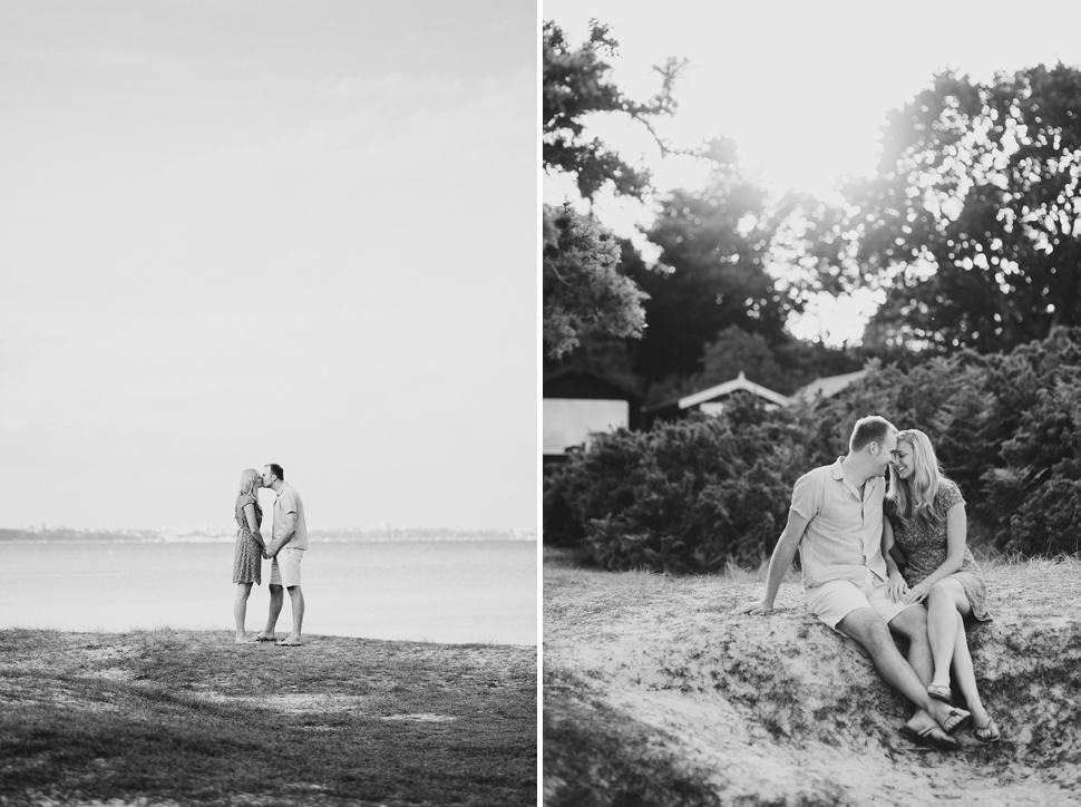 studland pre wedding photo