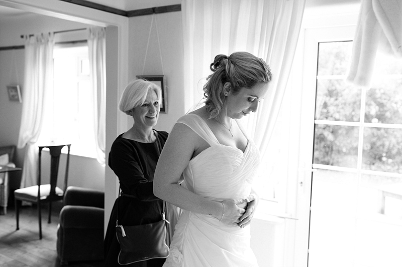 bride getting ready photo