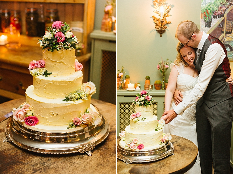 buttercream frosting wedding cake