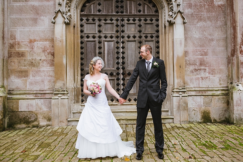 modern wedding photo highcliffe castle