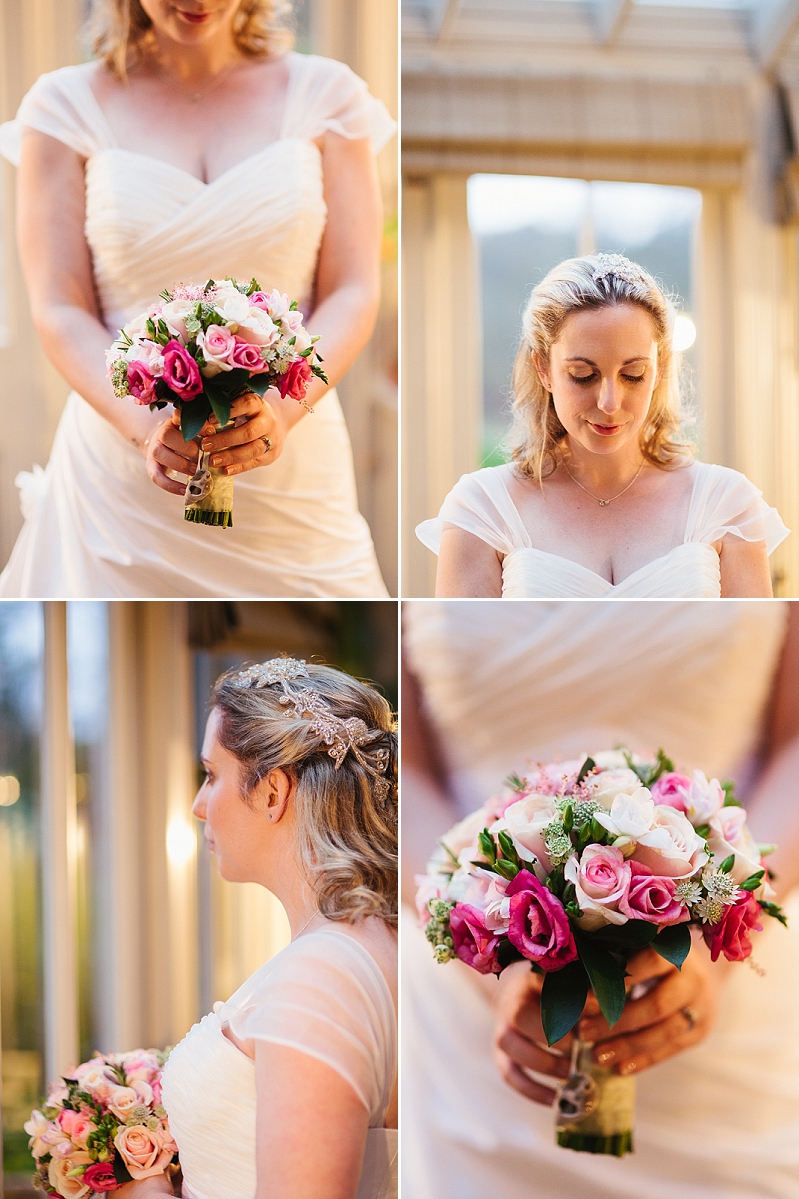 winter bride photo