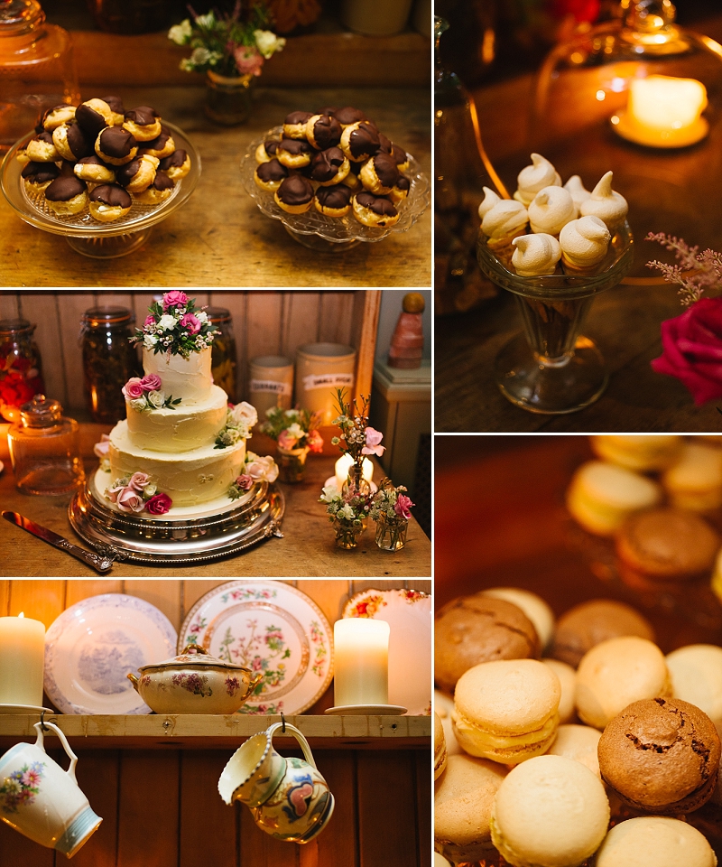 winter dessert table