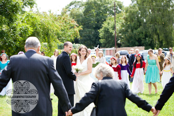 Traditional country wedding