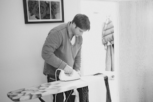 Best man ironing