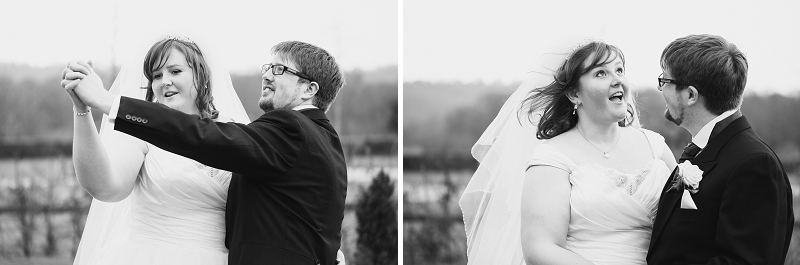 fun wedding portraits