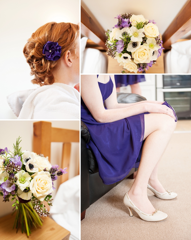 purple bridesmaid dress