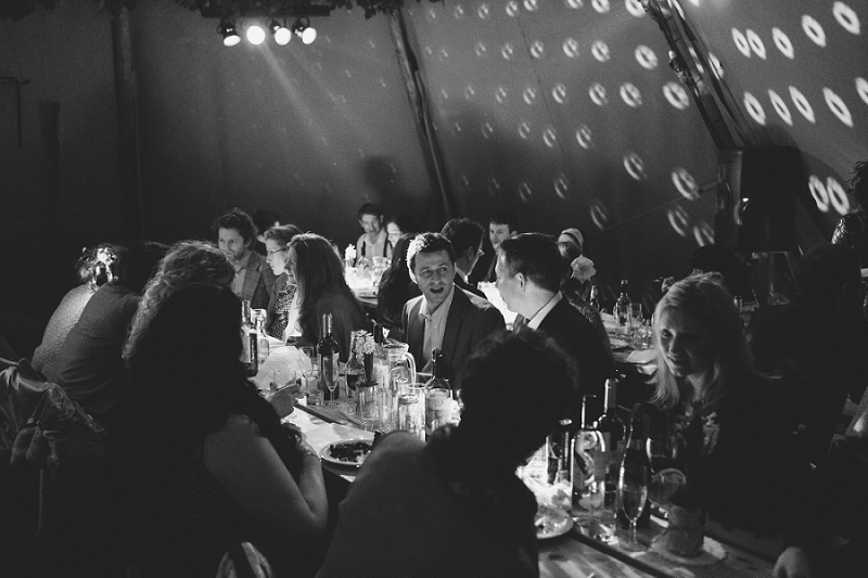 teepee wedding photo