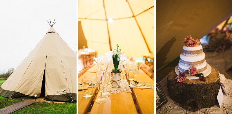 tipi wedding photo