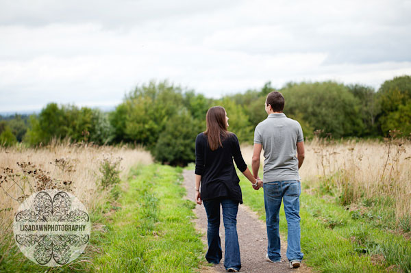 Walking through fields