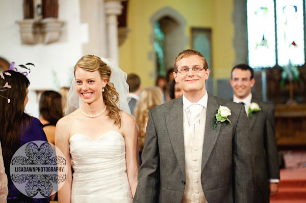 walking down the aisle married