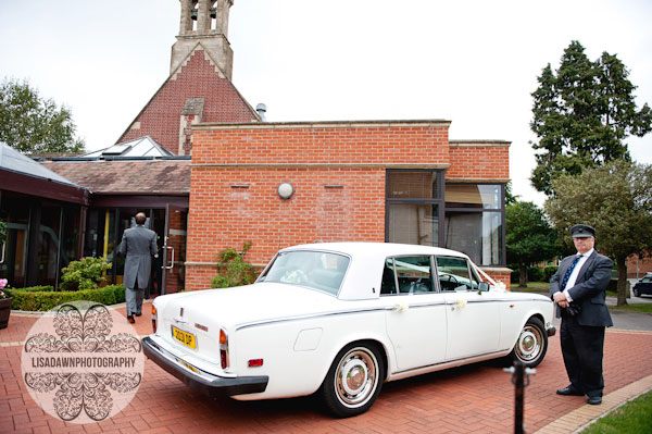 Wedding car and chauffeur