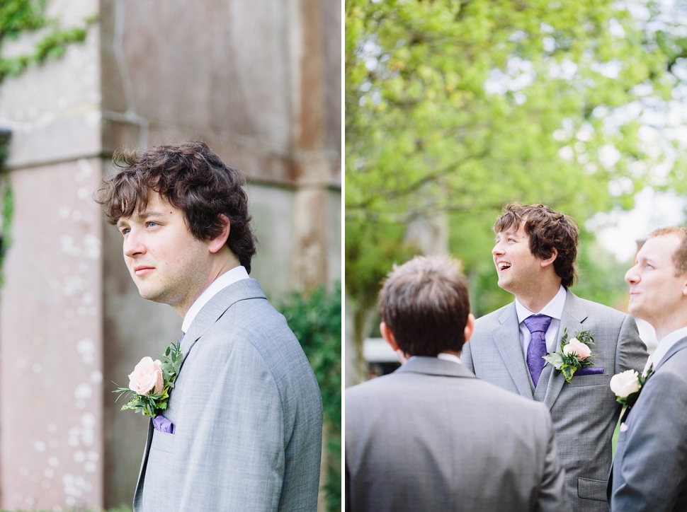 groom waiting