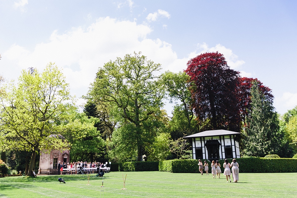 outdoor larmer tree gardens wedding