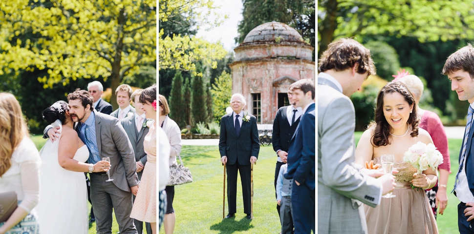 relaxed garden wedding