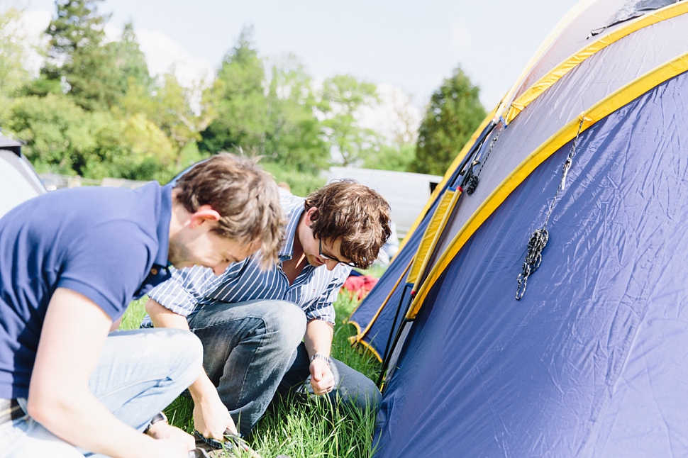 wedding camping