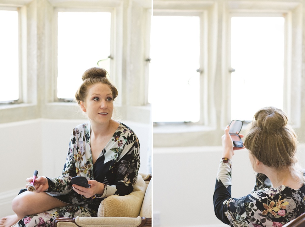 bride getting ready