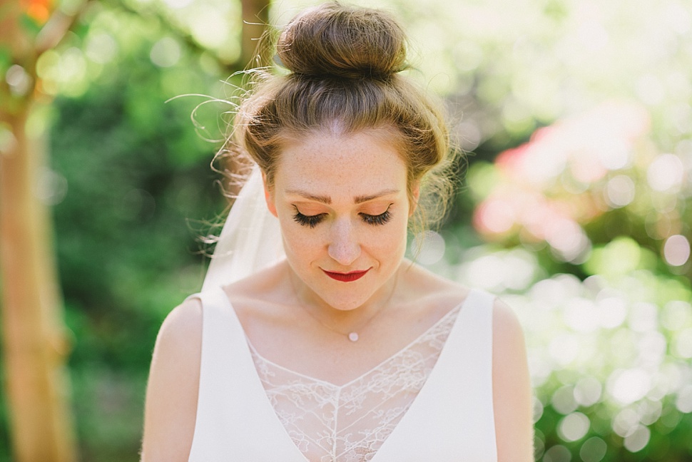 bride with bun