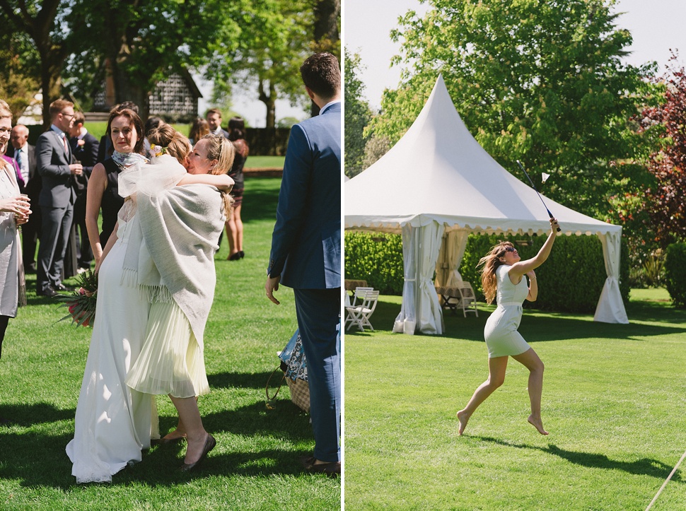 Fun garden wedding