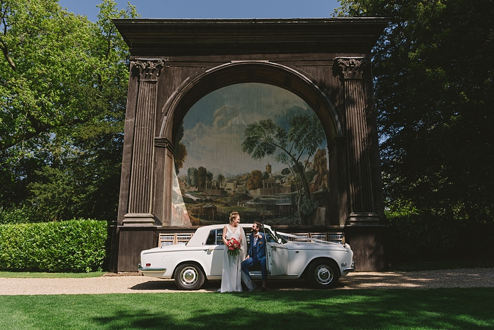 Modern wedding larmer tree gardens